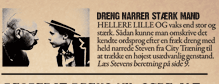 Dreng narrer stærk mand